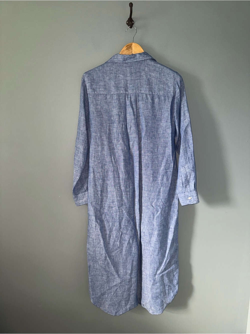 Frank & Eileen Rory Maxi Button down Linen Dress - Picture 9 of 15